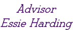 Advisor  Essie Harding