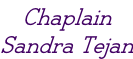 Chaplain Sandra Tejan